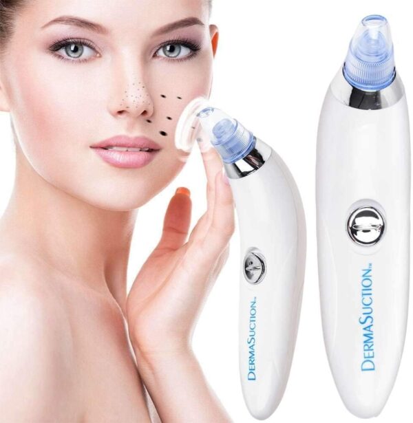 5-Level Pore Vacuum Cleaner with 4 Probes – USB Rechargeable Blackhead Remover for All Skin Types