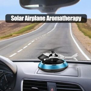 Solar-Powered Helicopter Car Air Freshener