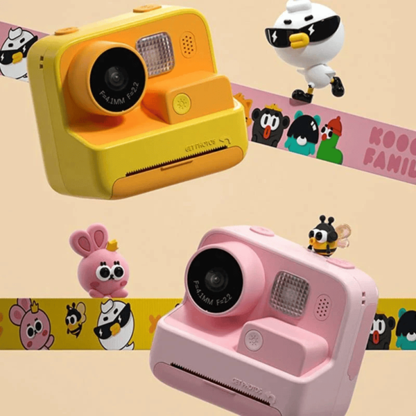 Kids' Instant Print Camera – 48MP Photo, 1080P Video, and Expandable Storage