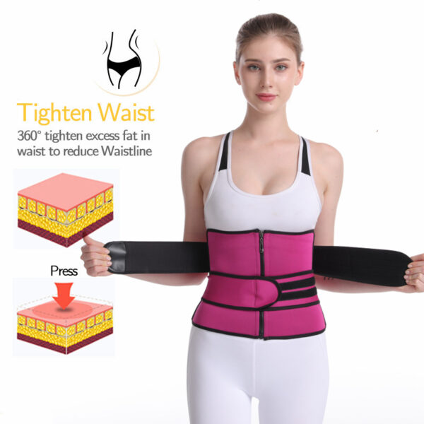 Waist-Slimming Shapewear with Sweat Belt – Tummy Control and Comfort